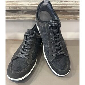 Johnnie O Surfside‎ Fashion Casual Sneakers Black Gray Lace Up Men's Size 11.5